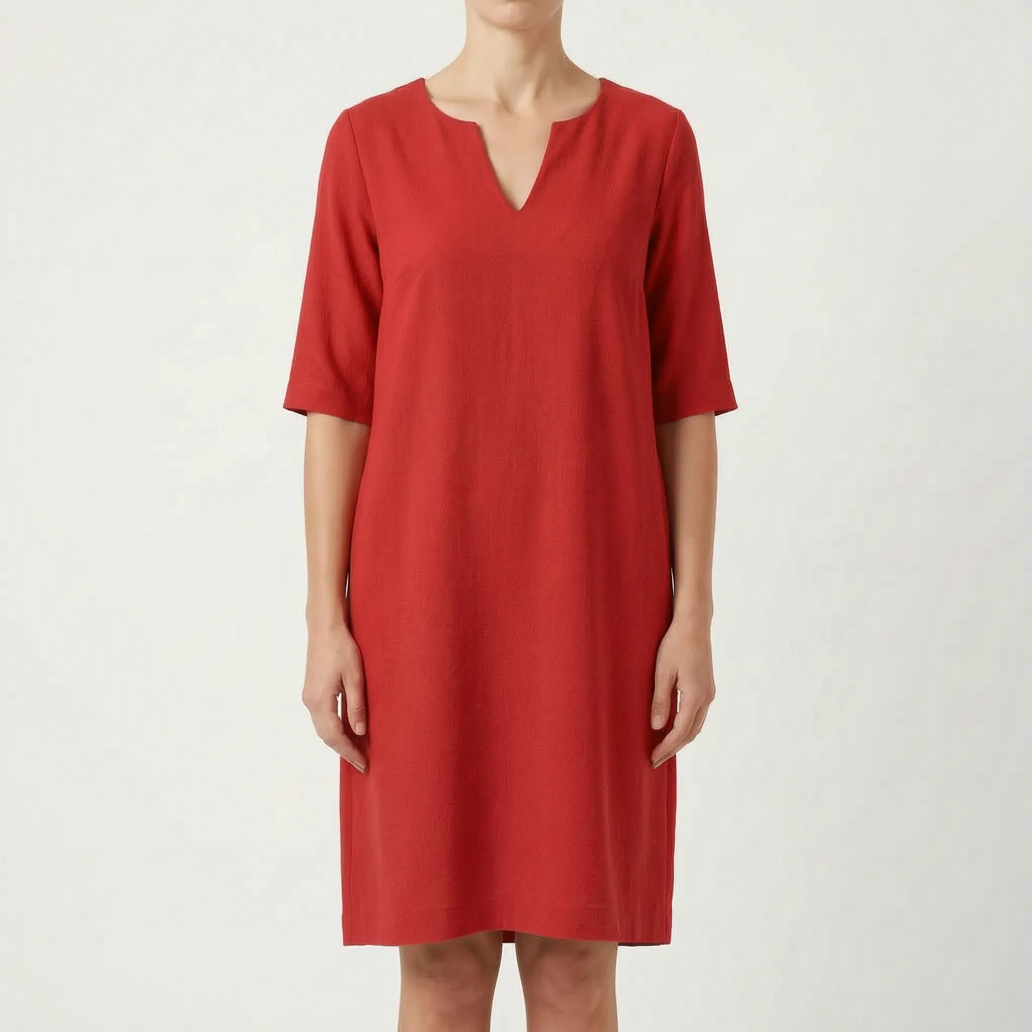 Billie  - Relaxed Shift Midi Dress
