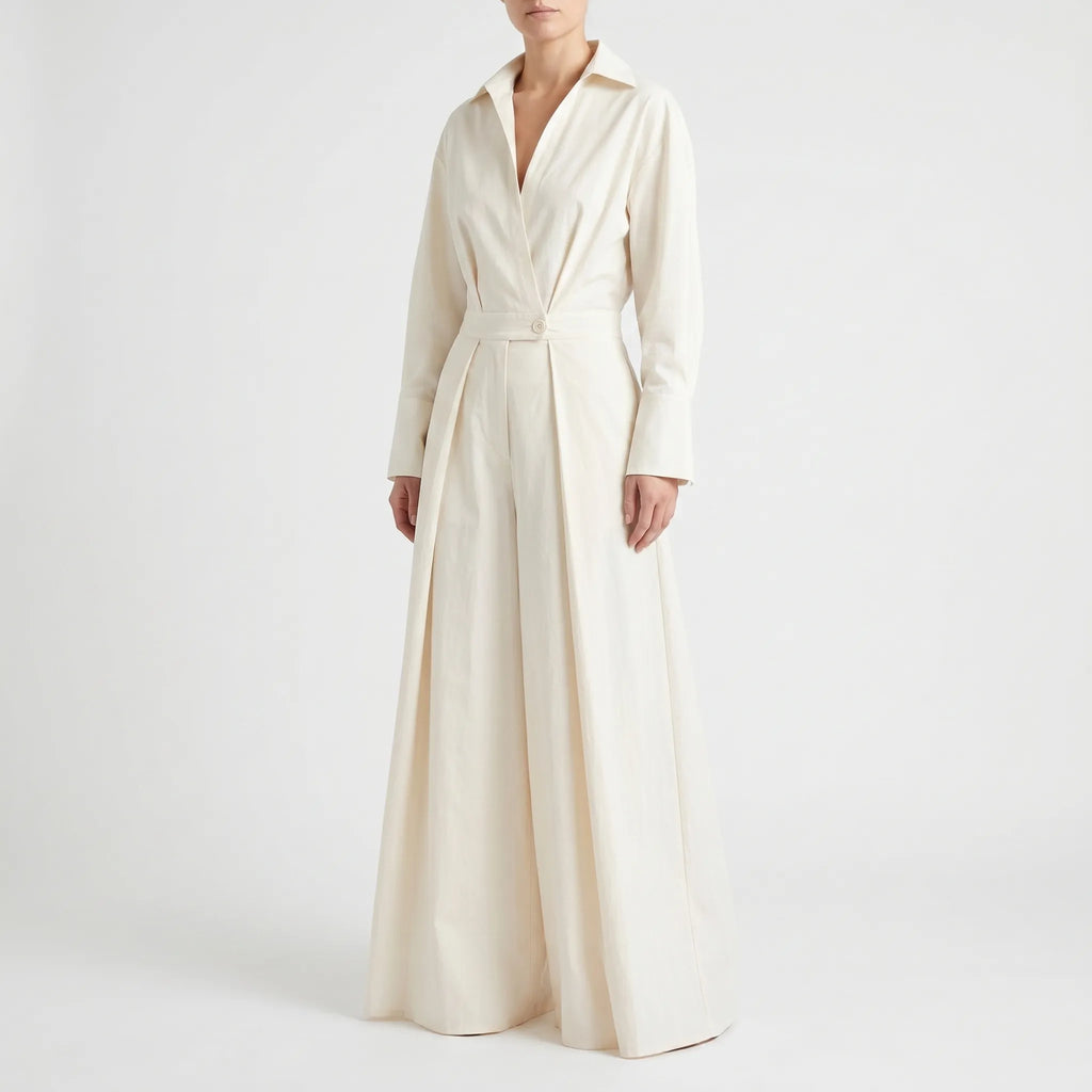 Carolyn  - Midi Shirt Dress