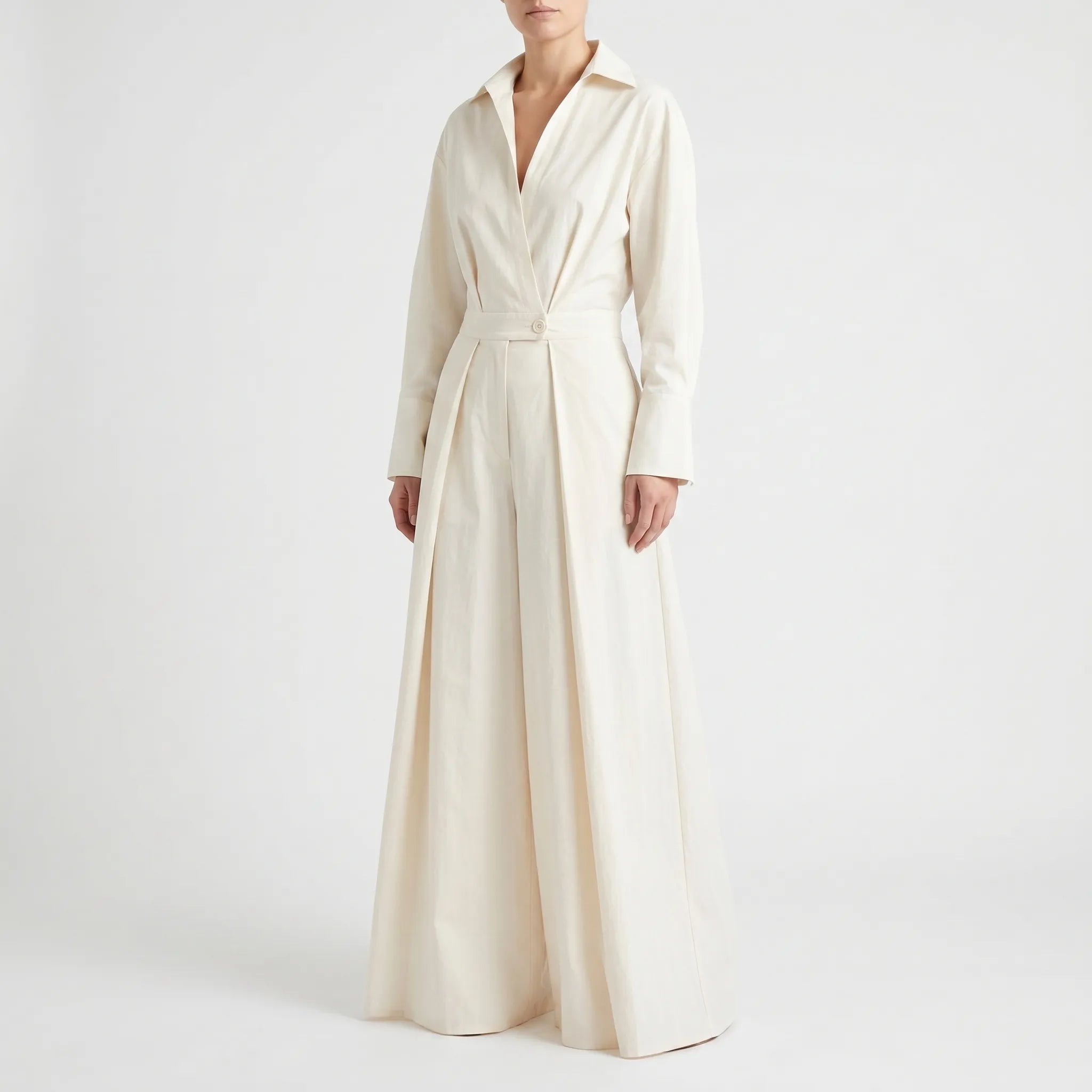 Carolyn  - Midi Shirt Dress