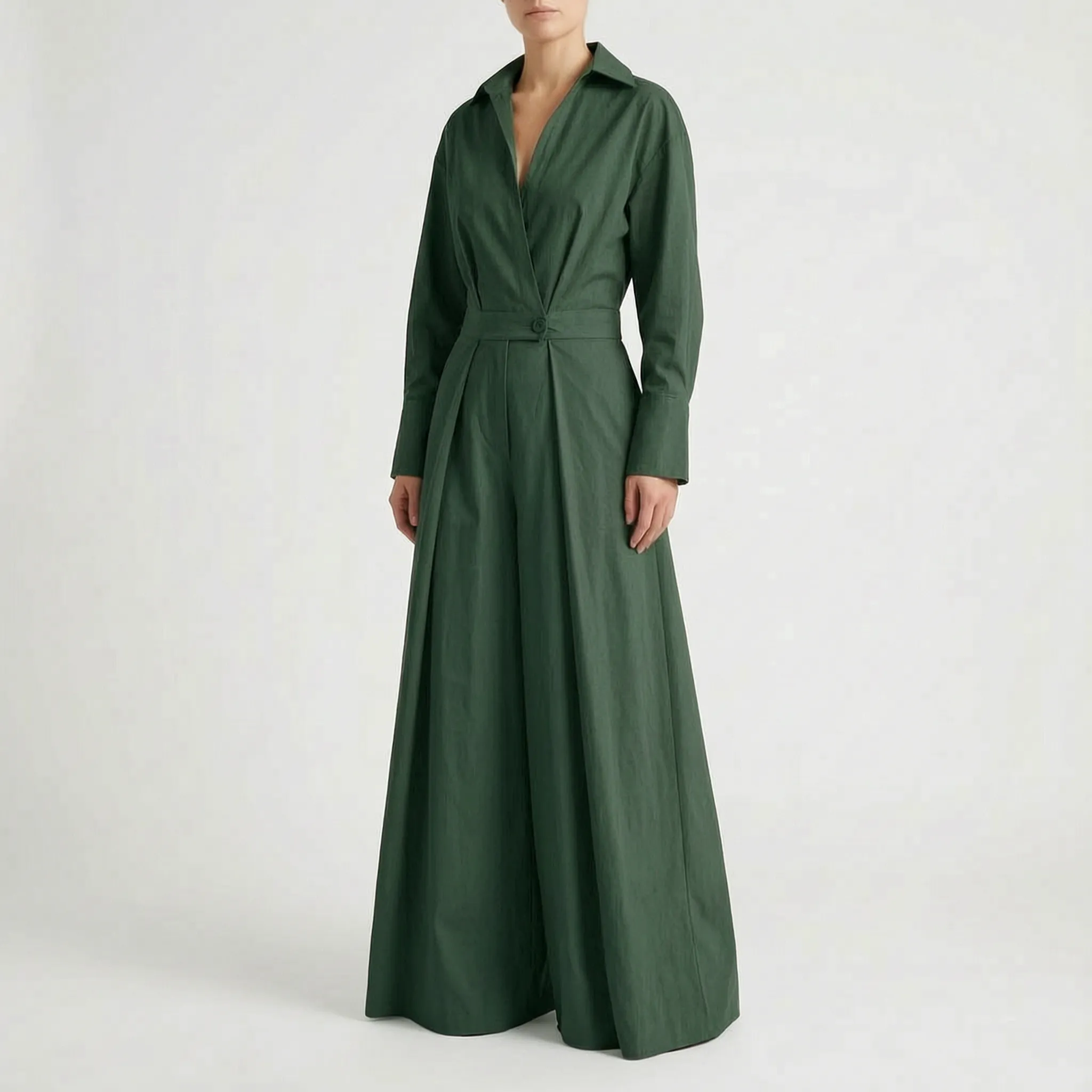 Carolyn  - Midi Shirt Dress
