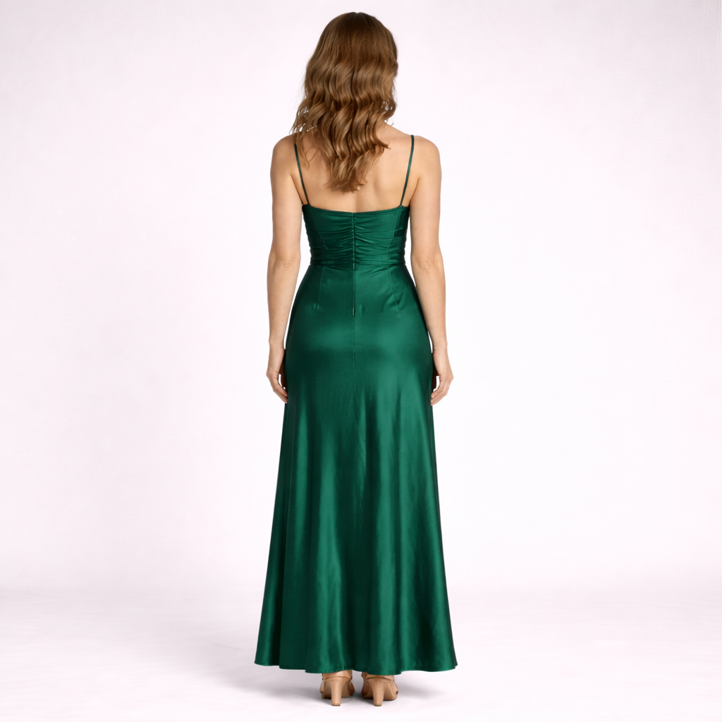 Dress Party Split Green