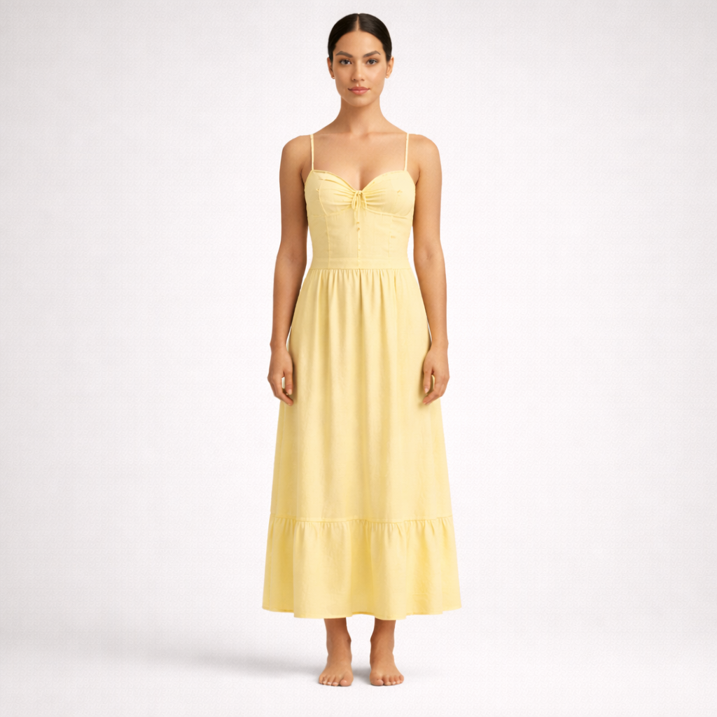 Dress Summer Butter Yellow