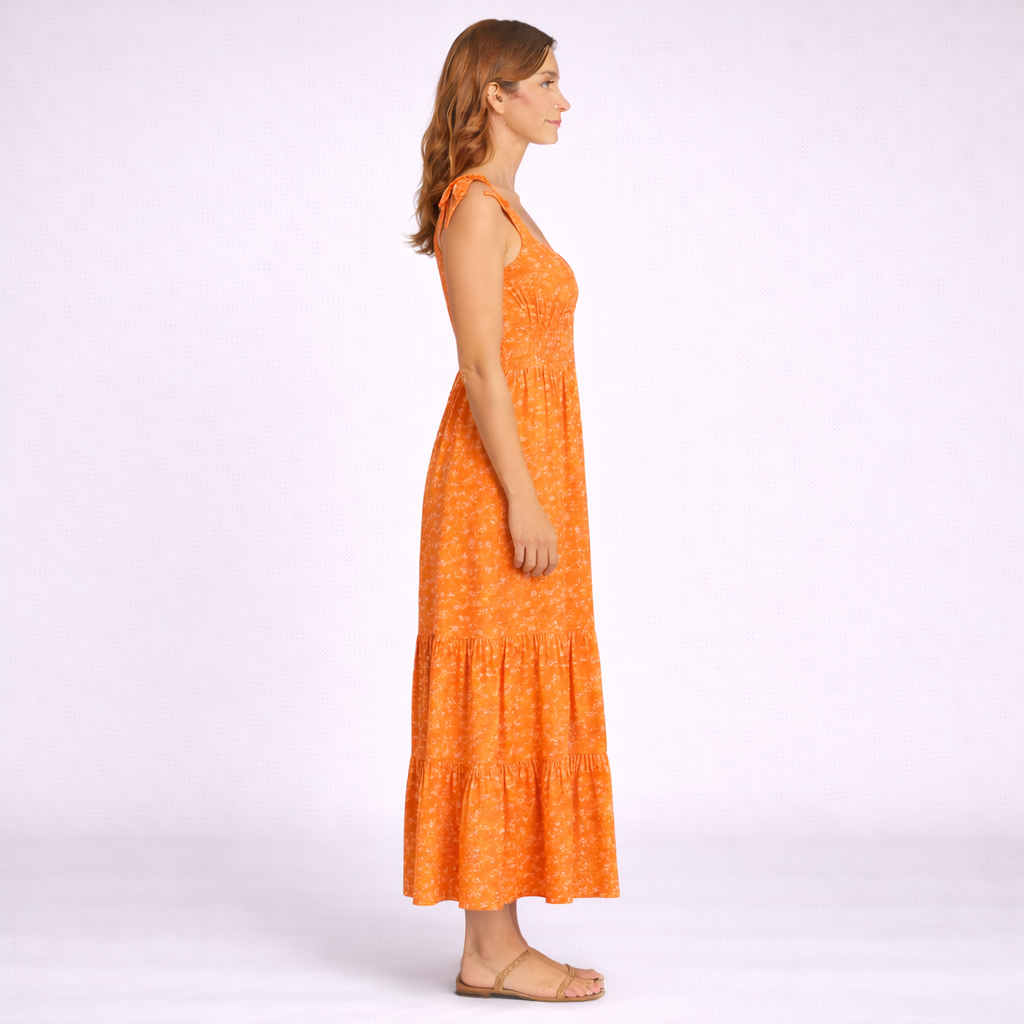 Dress Summer Orange