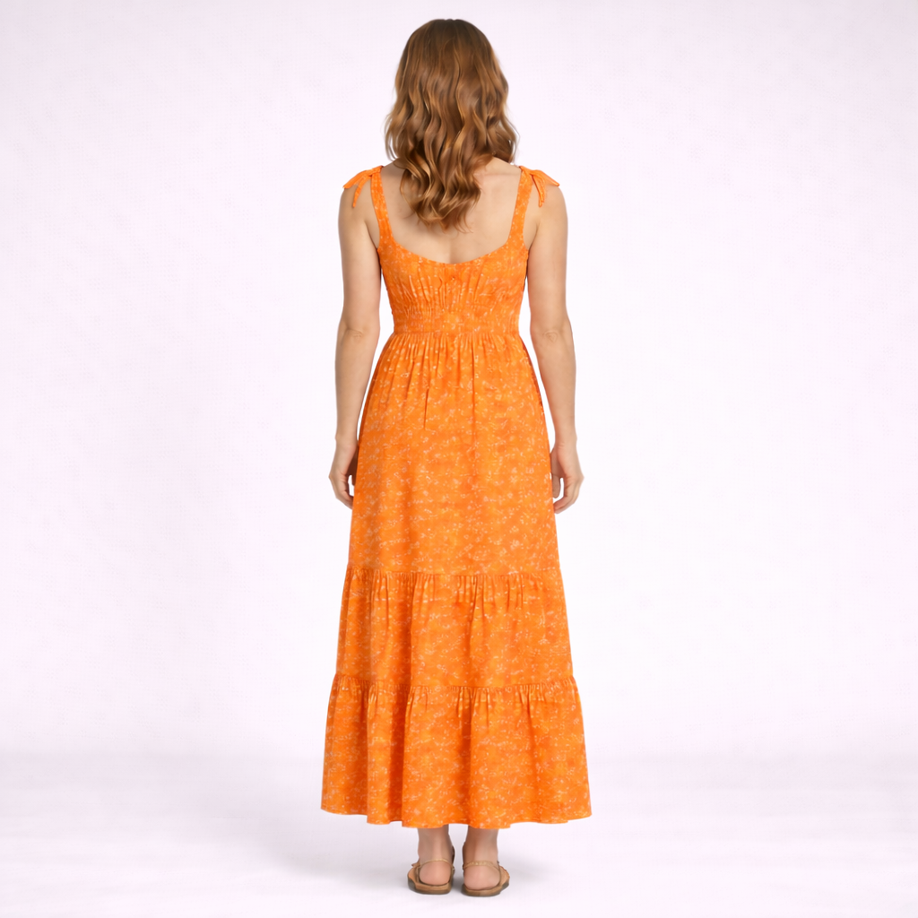 Dress Summer Orange