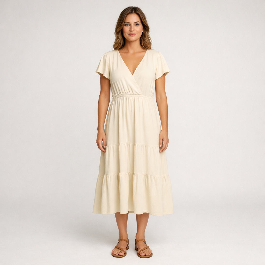 Dress Summer V-Neck