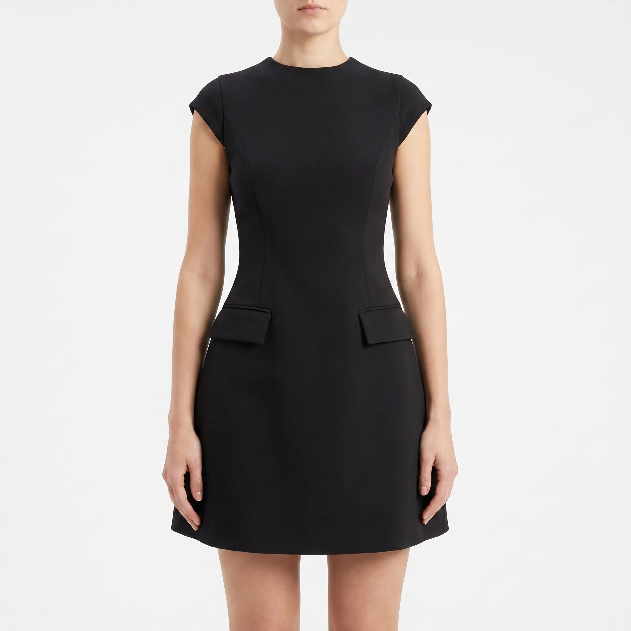 Erika  - Mock Neck Mini Dress