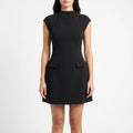 Erika  - Mock Neck Mini Dress