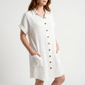 Gladys  - Button-Down Shirt Dress