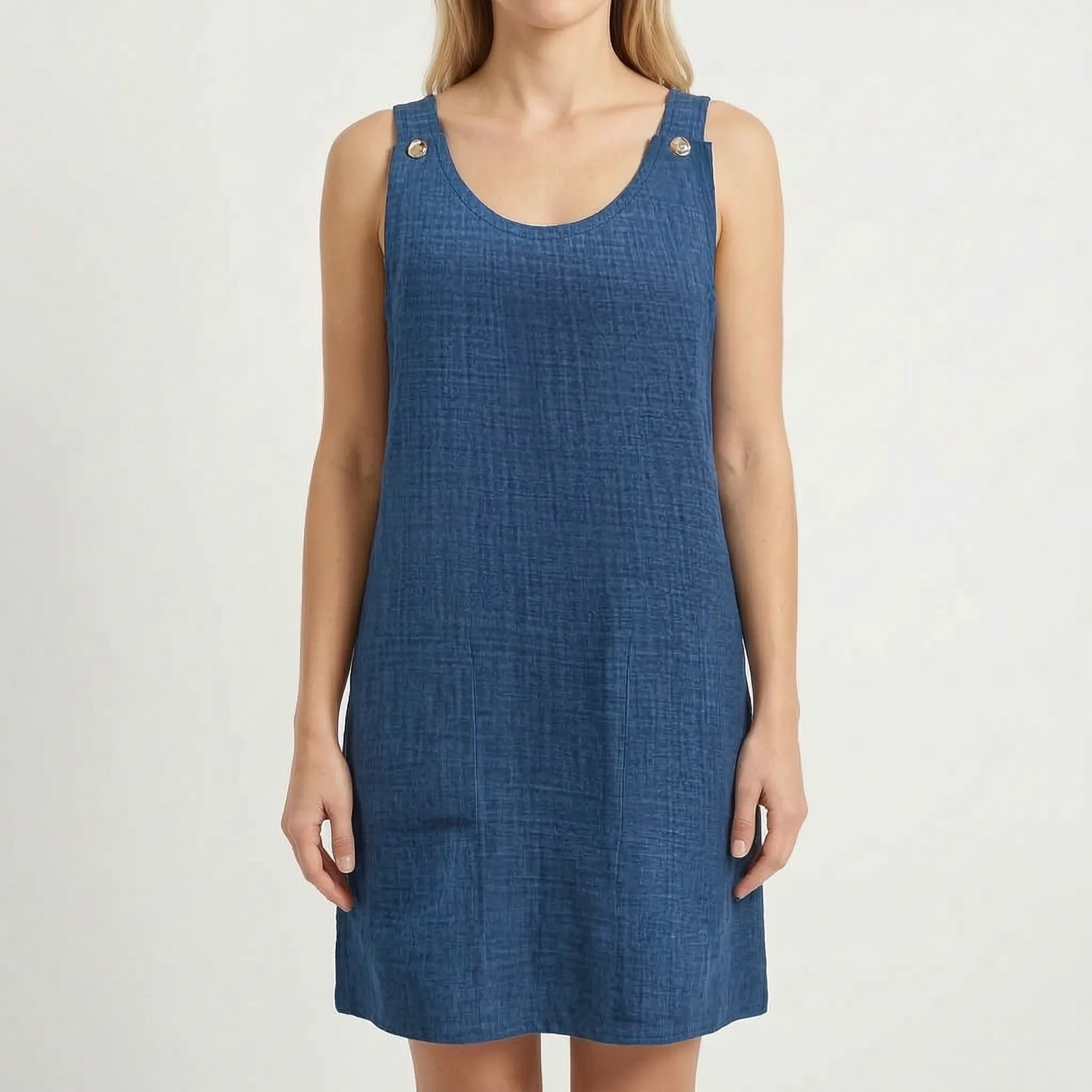 Karen  - Sleeveless Striped Summer Dress