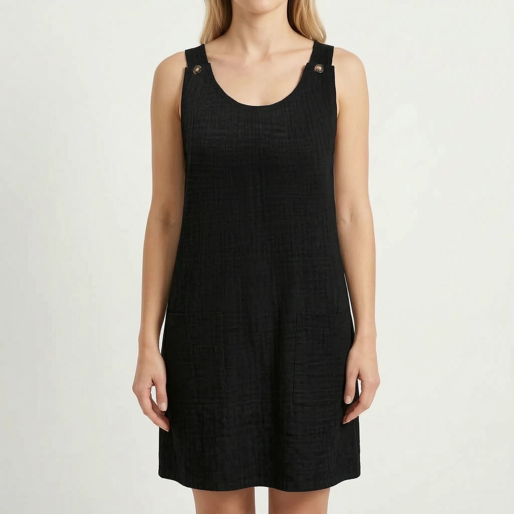 Karen  - Sleeveless Striped Summer Dress