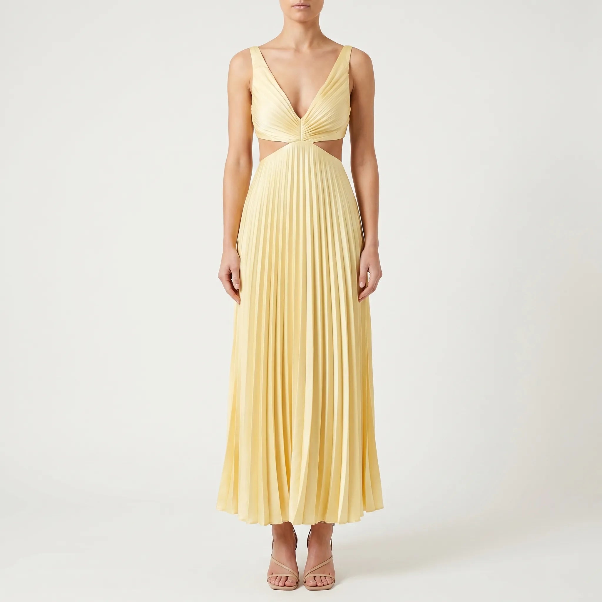 Katrina  - Pleated Midi Dress