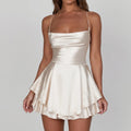 Sara  - Sleeveless Backless Mini Dress
