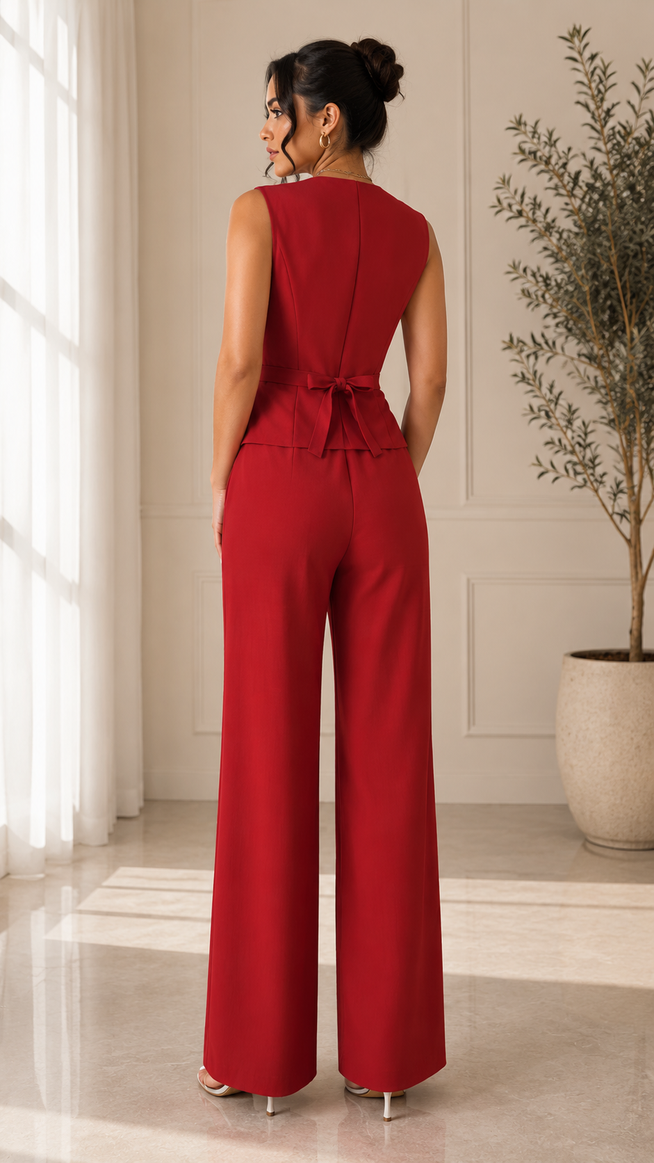 Hannah - Tailored Waistcoat Trouser Set