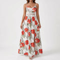 Tami  - Sleeveless Floral Maxi Dress