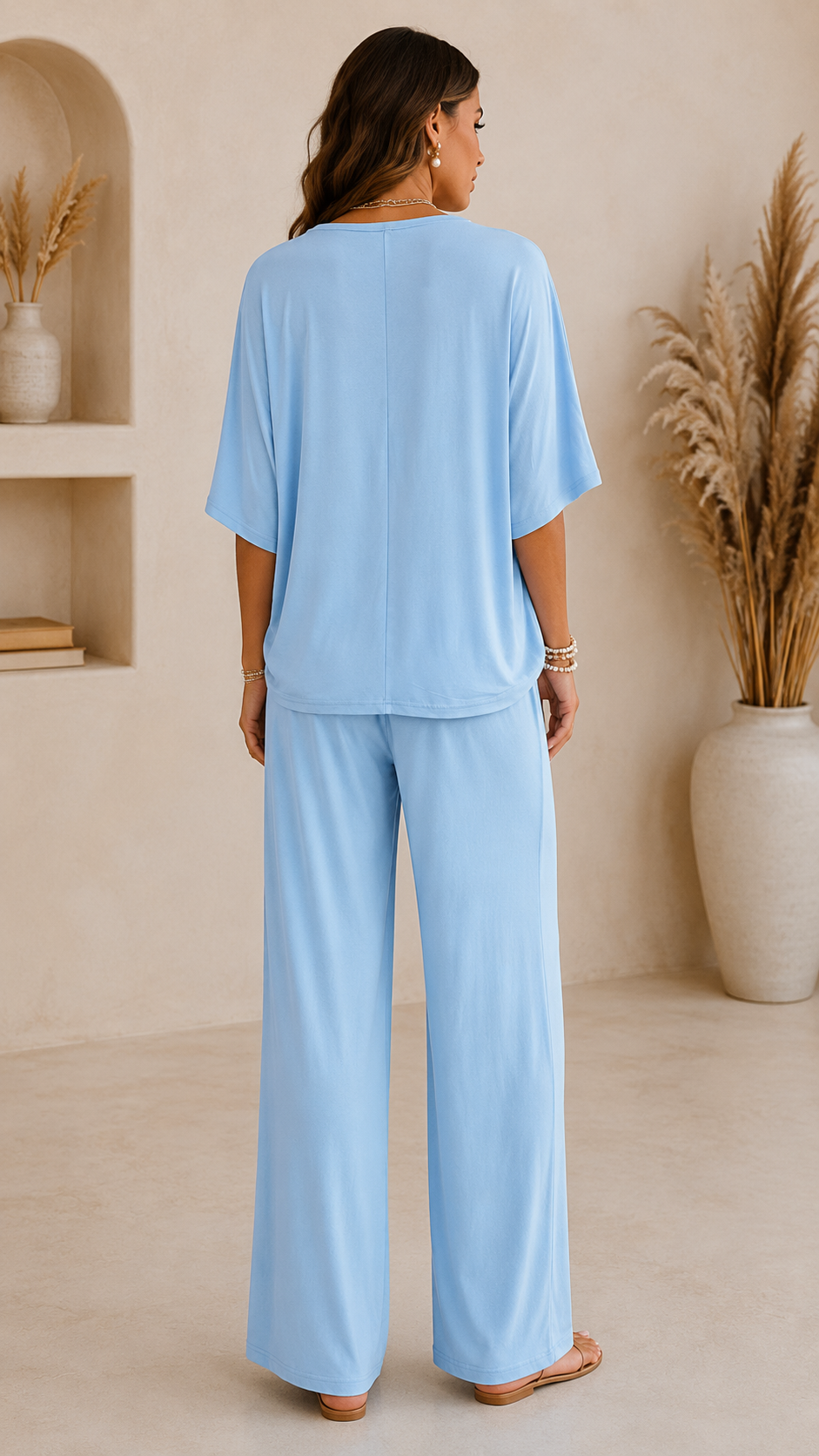 Ivy - Relaxed Wide-Leg Lounge Co-Ord Set