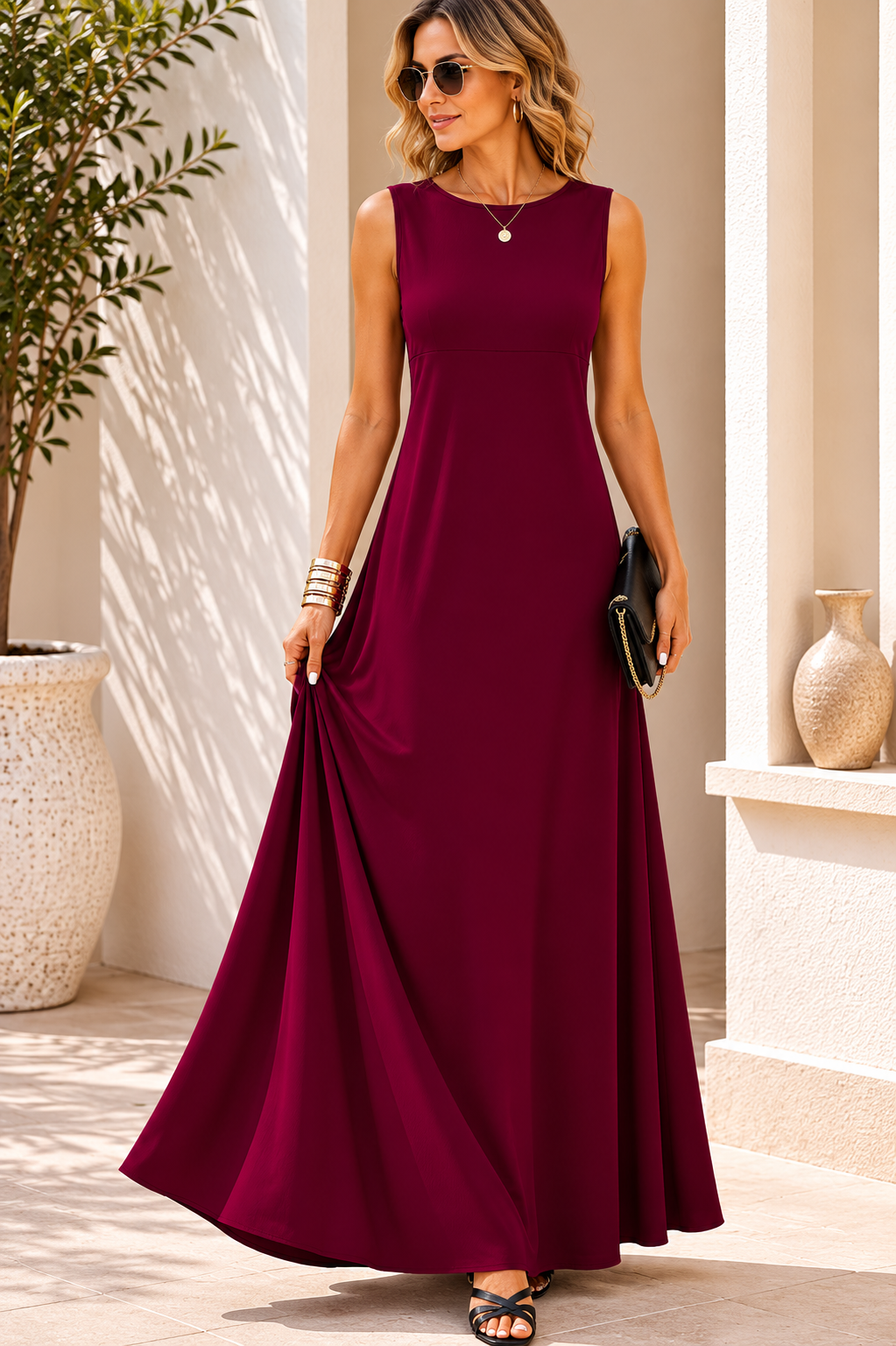 Lisa - Elegant Maxi Evening Dress