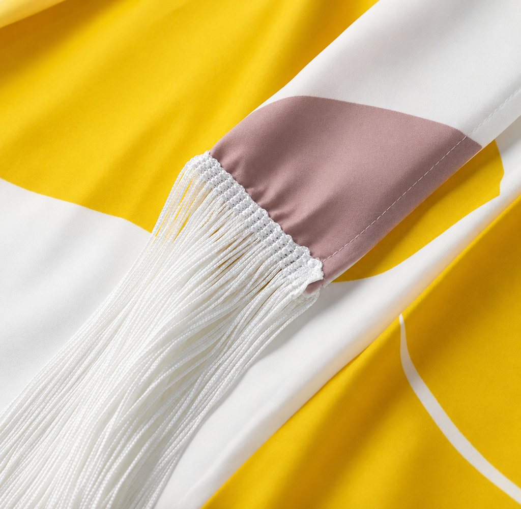 Selene - Fringe Resort Midi Dress